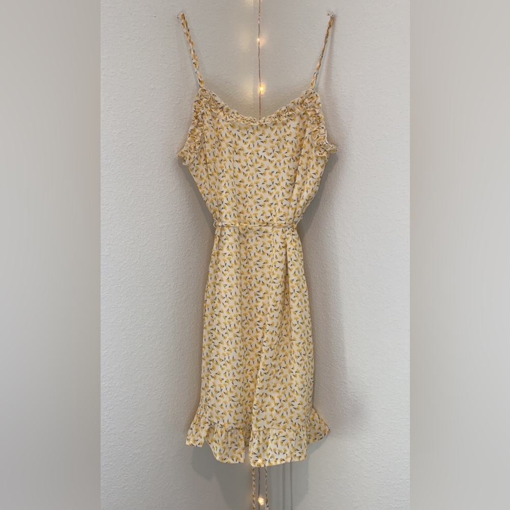 FASHION NOVA — yellow mini dress